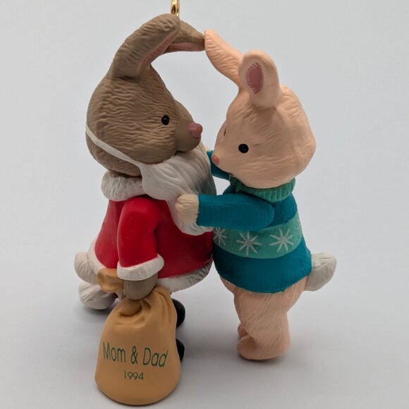 Hallmark Keepsake Mom and Dad 1994, Vintage Christmas Ornament - Picture 3 of 11